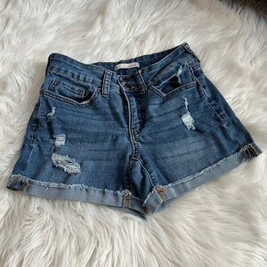 So favorite midi jean shorts